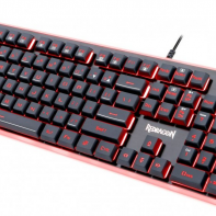 купить Клавиатура проводная игровая Redragon Dyaus  (Черный), USB, ENG/RU, 7 цветов подсветки в Алматы фото 1