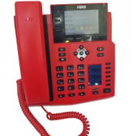 купить Fanvil X5U-R красный IP-телефон, Два цветных дисплея, 30 DSS-клавиш, USB, 16 SIP-линий, встроенный Bluetooth, PoE, Gigabit в Алматы фото 1