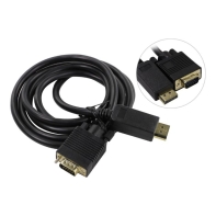 купить Кабель DisplayPort->VGA Cablexpert CCP-DPM-VGAM-6, 1,8м, 20M/15M, черный, экран, пакет в Алматы фото 1