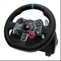 купить Контроллер для игровых симуляторов Logitech G29 Driving Force (руль и педали для PlayStation4, PlayStation3 и ПК) в Алматы фото 1