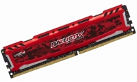 купить Оперативная память 8GB DDR4 2400MHz Crucial Ballistix Sport LT Red PC4-19200 16-16-16 Unbuffered NON-ECC 1.2V 1024Megx64 BLS8G4D240FSEK в Алматы фото 1