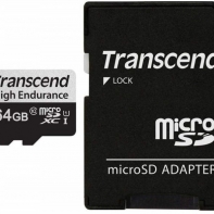 купить Карта памяти MicroSD 64GB Class 10 U1 Transcend TS64GUSD350V в Алматы фото 1