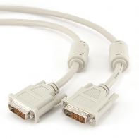 купить Кабель DVI-D dual link Cablexpert CC-DVI2-10, 25M/25M, 3.0м, экран, феррит.кольца, пакет в Алматы
