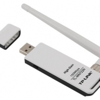 купить Сетевой адаптер беспроводной USB 150M Tp-Link TL-WN722N(RU) <Lite-N Wireless High Gain USB adapter, Atheros, 1T1R, 2.4GHz, 802.11n,802.11g/b> в Алматы
