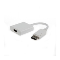купить Переходник DisplayPort -> HDMI Cablexpert A-DPM-HDMIF-002-W, 20M/19F, белый, пакет в Алматы фото 1