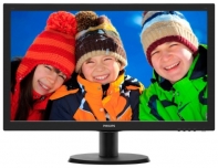 купить Монитор Мультимедийный 23,6* PHILIPS 243V5QHABA/01 MVA W-LED 1920x1080 8 мс 250кдм 3000:1 1xD-Sub 1xDVI 1xHDMI Колонки 2ВТх2  Аудиовход ПК Выход для наушников Черный. MVA- матрица (аналог IPS), Цвет: Черный. Светодиодный дисплей Philips MVA оснащен п в Алматы фото 1