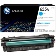 Купить HP 655A Cyan LaserJet Toner Cartridge for Color LaserJet M652/M653/M681/M682, up to 10500 pages Алматы