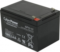 купить Аккумулятор CyberPower 12V*12Ah (151х98х100мм, 3.8 кг.) GP12-1212                                                                                                                                                                                          в Алматы фото 1
