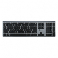 купить Клавиатура Oklick 890S серый USB беспроводная slim в Алматы фото 1
