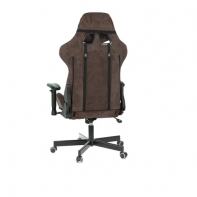 купить Кресло игровое Zombie VIKING KNIGHT Light-10 темно-коричневый ткань с подголов. крестовина металл в Алматы фото 3