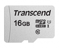 купить Карта памяти MicroSD 16GB Class 10 U1 Transcend TS16GUSD300S в Алматы фото 1