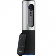 купить Веб-камера для видеоконференций Logitech CONNECT, со встроенным устройством громкой связи, поддержка Bluetooth и NFC, пульт ДУ в Алматы фото 2