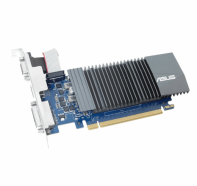купить Видеокарта ASUS GeForce  GT 710 1Gb 32bit GDDR5 D-Sub DVI HDMI PCI-E GT710-SL-1GD5-BRK в Алматы фото 2