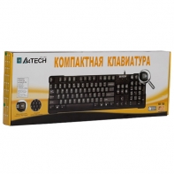 купить Клавиатура A4tech KB-750 USB, Black, компактная в Алматы фото 2