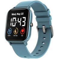 купить CANYON Wildberry SW-74 Smart watch, 1.3inches TFT full touch screen, Zinc plastic body, IP67 waterproof, multi-sport mode, compatibility with iOS and android, blue body with blue silicon belt, Host: 43*37*9mm, Strap: 230x20mm, 45g в Алматы фото 1
