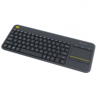 купить Клавиатура беспроводная Logitech K400 Plus (DARK, с сенсорной панелью, приемник Unifying, 920-007147 2 батареи типа AA) в Алматы фото 2