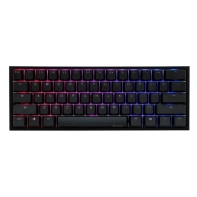 Купить Клавиатура Ducky One 2 Mini, Cherry Silent Red, RGB LED, UA/RU, Black-White Алматы