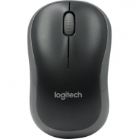 купить Мышь беспроводная Logitech M185 Swift Grey (серая, оптическая, 1000dpi, 2.4 GHz/USB-ресивер) в Алматы фото 1