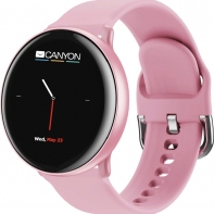 купить CANYON Marzipan SW-75 Smart watch, 1.22inches IPS full touch screen, aluminium+plastic body,IP68 waterproof, multi-sport mode with swimming mode, compatibility with iOS and android,Pink with extra pink leather belt, Host: 41.5x11.6mm, Strap: 240x20mm в Алматы фото 1