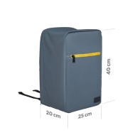 Купить Cabin size backpack for 15.6" laptop, Polyester, Gray Алматы