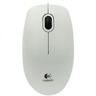 Купить Мышь Logitech B100 White (белая, оптическая 800dpi, USB, 1.8м) Алматы