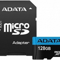 Купить Карта памяти MicroSD 128GB Class 10 A1 ADATA AUSDX128GUICL10A1-RA1 Алматы