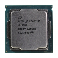 купить CPU Intel Core i3 9100 3,6GHz (4,2GHz) 6Mb 4/4 Core Coffe Lake 65W FCLGA1151 Tray в Алматы фото 1