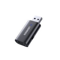 купить UGREEN CM523 USB 2.0 to 3.5mm Bluetooth Transmitter/Receiver Adapter with Audio Cable 60300 в Алматы фото 1