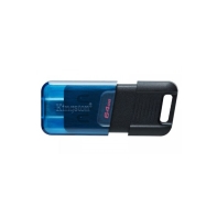 Купить Флэш-накопитель Kingston 64Gb USB-C 3.2 Data Traveler 80M (Blue-Black) Алматы