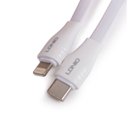 купить Интерфейсный кабель LDNIO Type-C to Lightning LC131-I 1м 30W Белый в Алматы фото 1