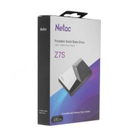 купить Внешний SSD диск 480Gb, Netac Z7S, USB 3.2 Gen2 Type C, USB-C-USB-A Cable, R550/W480 в Алматы фото 3