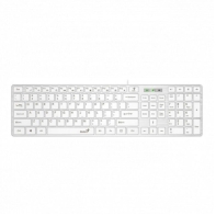 Купить Клавиатура Genius RS2,SlimStar 126,RU,USB,WHITE 31310017410 Алматы