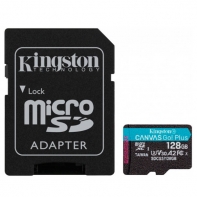 купить Карта памяти MicroSD, Kingston Canvas Go! Plus, 128GB, SDCG3/128GB, Class 10, UHS-I, R170/W90 в Алматы фото 1