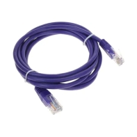 купить Патч-корд UTP Cablexpert PP12-2M/V кат.5e, 2м, литой, многожильный (фиолетовый) в Алматы фото 1