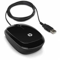 купить Оптическая светодиодная проводная мышь HP X1200 Wired Black, USB, H6E99AA в Алматы фото 2