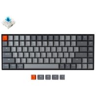 Купить Клавиатура KEYCHRON K2 84 keys, Gateron White LED, Blue (K2C2_KEYCHRON) Алматы