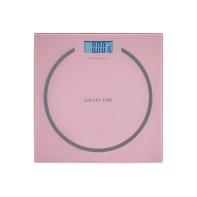 Купить Весы напольные электронные GALAXY LINE GL 4815 РОЗОВЫЕ, максимал. вес 180 кг Артикул: гл4815лрозов Алматы