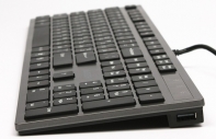 купить Клавиатура A4tech KV-300H USB, Grey/ Black, 2 порта USB 2.0 в Алматы фото 3