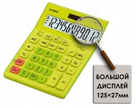 купить Калькулятор настольный CASIO GR-12C-GN-W-EP салатовый в Алматы фото 2