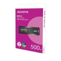 купить Внешний SSD диск ADATA 500GB SC610 Черный SC610-500G-CBK/RD в Алматы фото 3