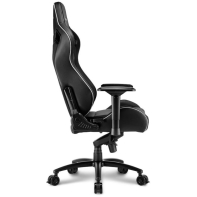 купить Игровое кресло Sharkoon Skiller SGS4 Black <Cинтетическая кожа, Газлифт 4, подлокотник 4D> в Алматы фото 2