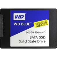 купить Твердотельный накопитель 500GB SSD WD WDS500G2B0A Серия BLUE 3D NAND 2.5” SATA3 R560Mb/s, W530MB/s. Высокоскоростная серия дисков с высоким уровнем выносливости. Работа на отказ до 1,75 млн. часов! Рекомендован для использования в качестве основного  в Алматы фото 1