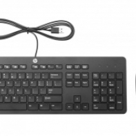 купить Комплект клавиатура+мышь HP T6T83AA Slim USB Keyboard and Mouse в Алматы фото 1
