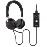 Купить Yealink UH38 Dual UC-BAT Дуо, гибридная, USB/Bluetooth, HD звук, шумоподавление, LED-индикатор Алматы