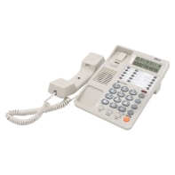 купить Телефон проводной Ritmix RT-495 белый в Алматы фото 2