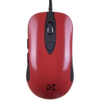 Купить Мышь Dream Machines DM1FPS_Red <Оптический сенсор PMW3389, Плетеный шнур 1.8 m USB 16000 dpi> Алматы