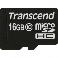 купить Карта памяти MicroSD 16GB Class 10 Transcend TS16GUSDC10 в Алматы фото 1