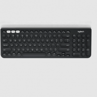 купить Клавиатура беспроводная Logitech K780 (DARK GREY/SPECKLED WHITE, Multi-Device, Bluetooth Smart/Logitech Unifying, 2 батарейки типа ААА) в Алматы фото 1