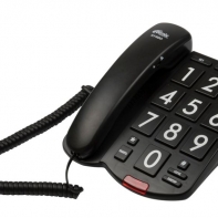 Купить Телефон проводной Ritmix RT-520 черный Алматы