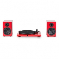 купить PRO-JECT Проигрыватель пластинок Jukebox E + Speaker Box 5 Красный EAN:9120097821225 в Алматы фото 1